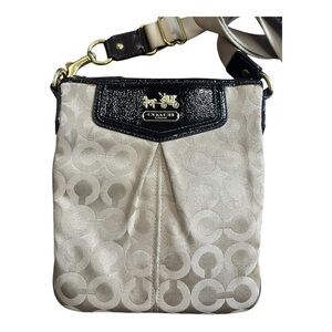 Coach Madison Small Khaki Mahogany Beige Crossbody